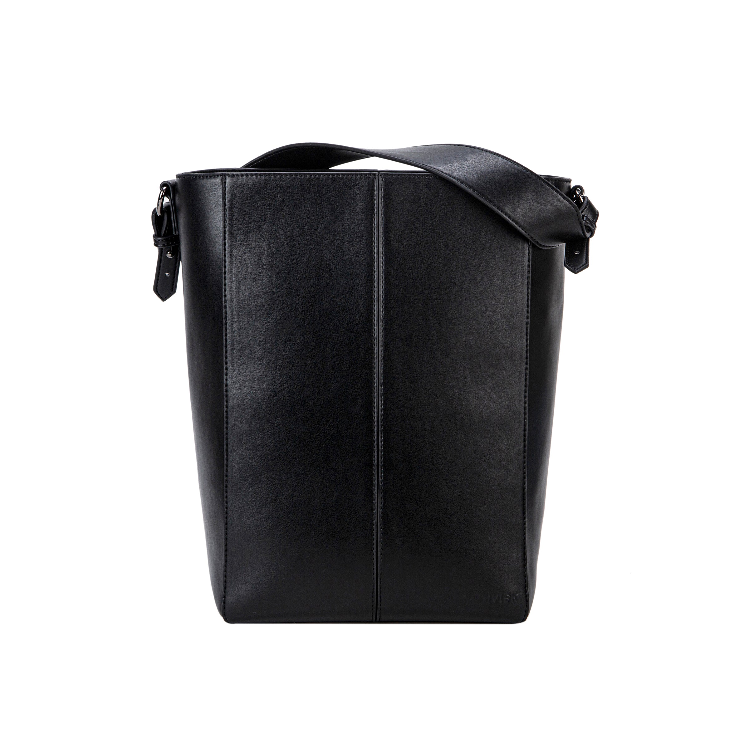 HVISK CASSET SOFT STRUCTURE Bucket Bag 009 Black