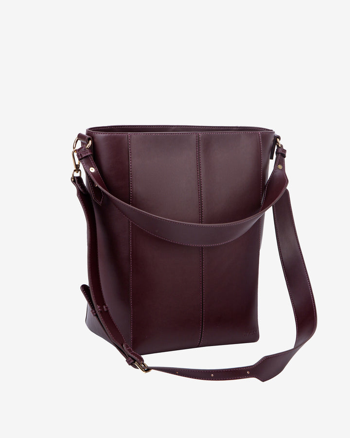 HVISK CASSET SOFT STRUCTURE Bucket Bag 444 Deep Purple