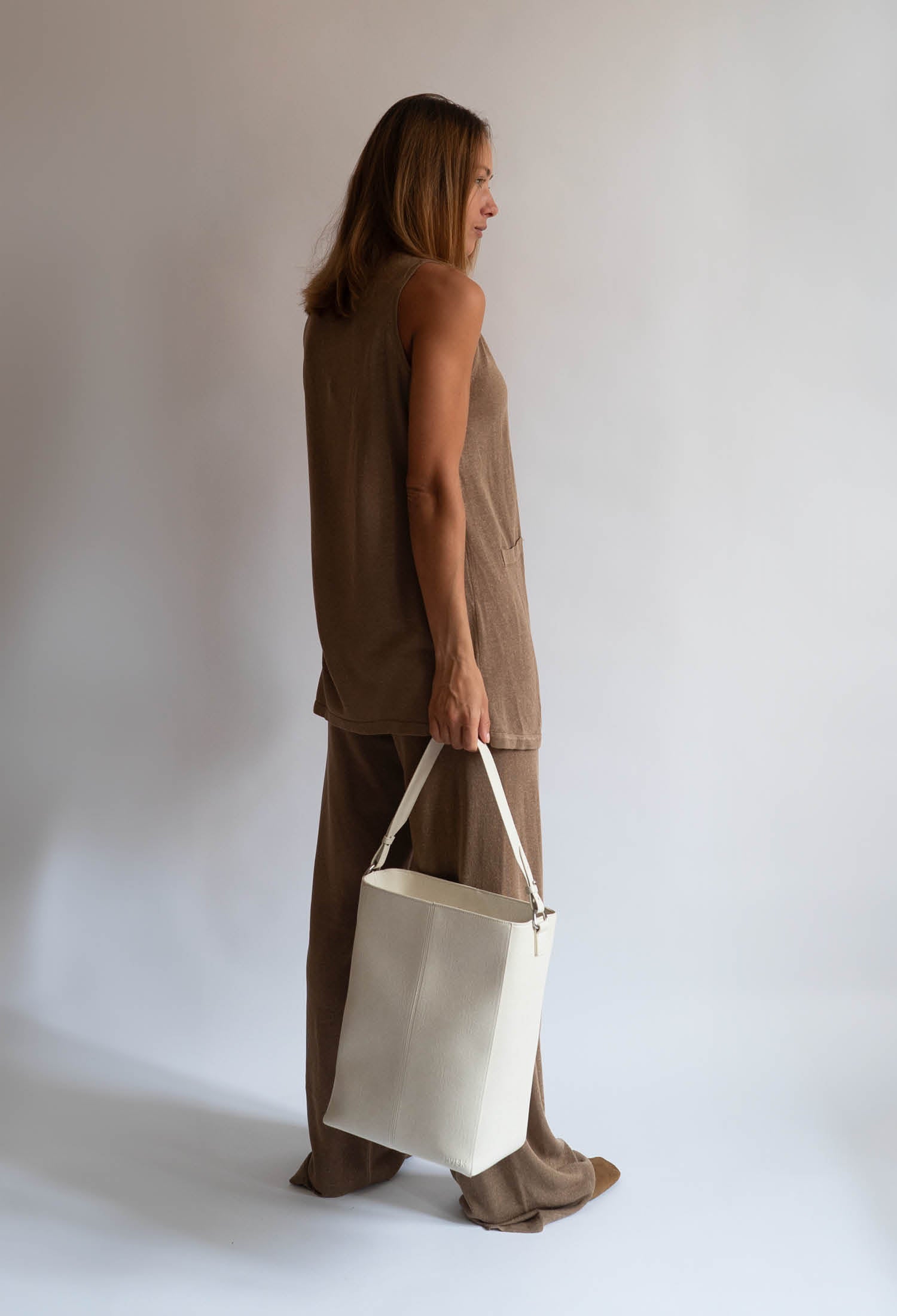 HVISK CASSET SOFT STRUCTURE Tote Bag 464 White Sand