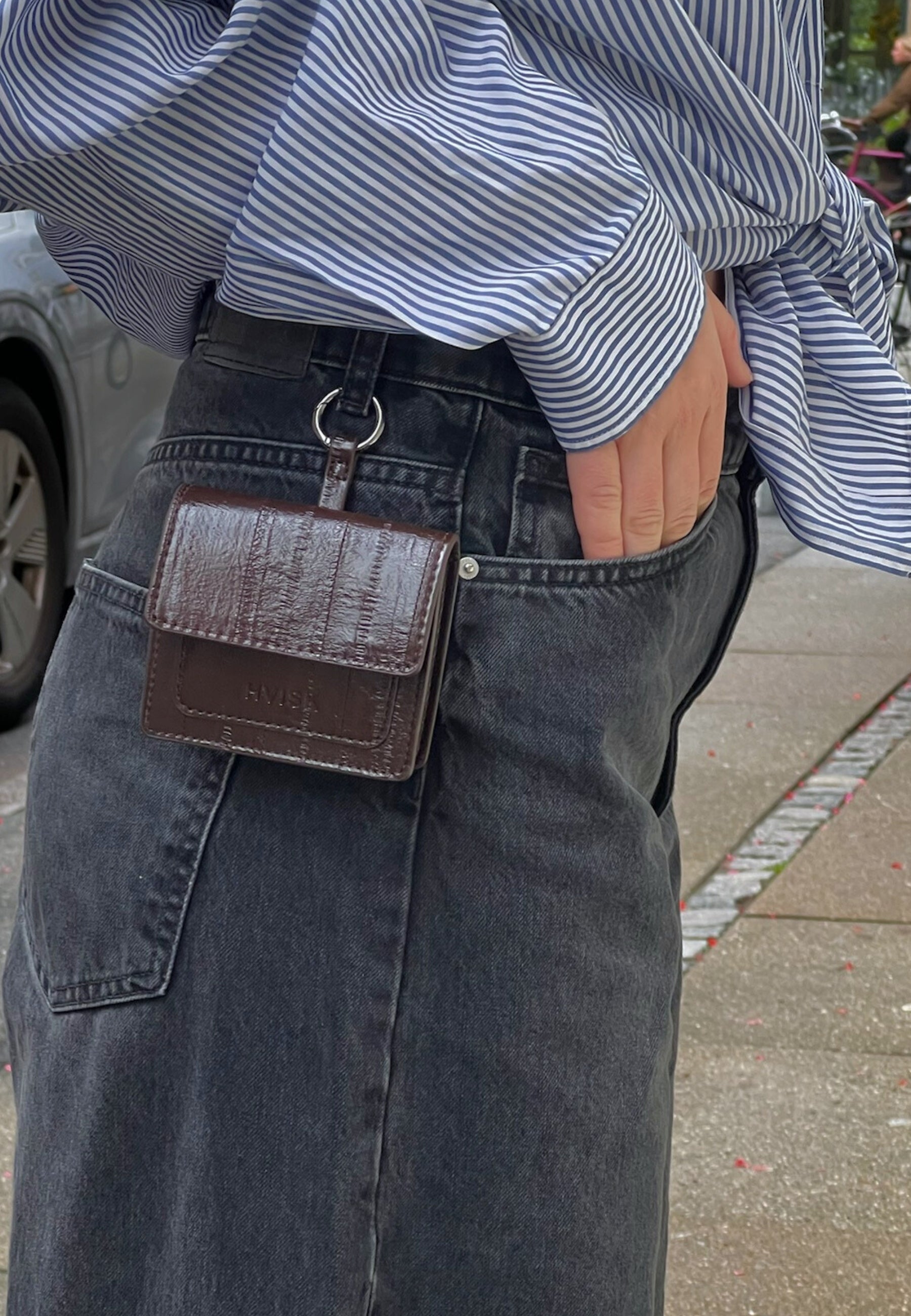 HVISK CAYMAN CHARM Wallet 485 Espresso