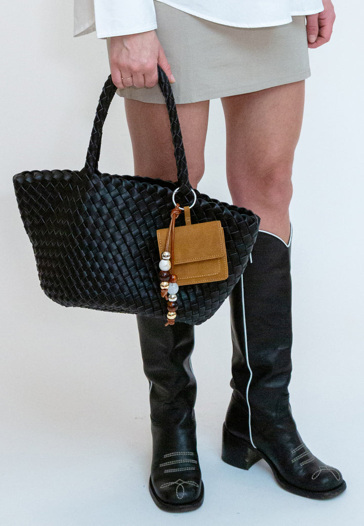 HVISK CAYMAN CHARM Wallet 503 Cognac