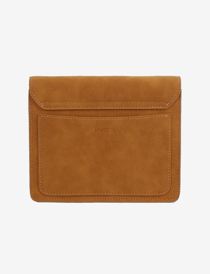 HVISK CAYMAN POCKET BRUSH STRUCTURE Crossbody 503 Cognac