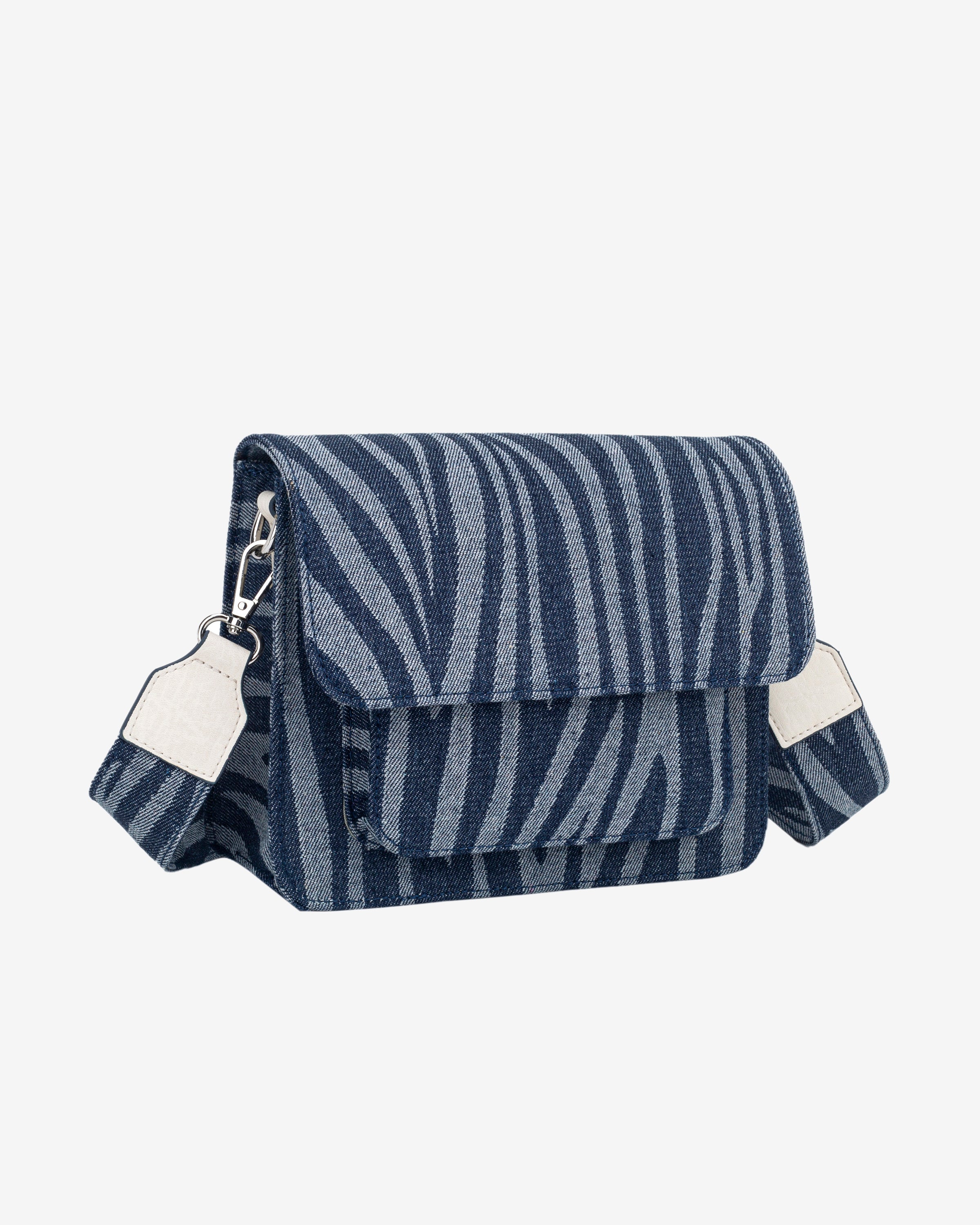 HVISK CAYMAN POCKET DENIM Crossbody 470 Navy Zebra