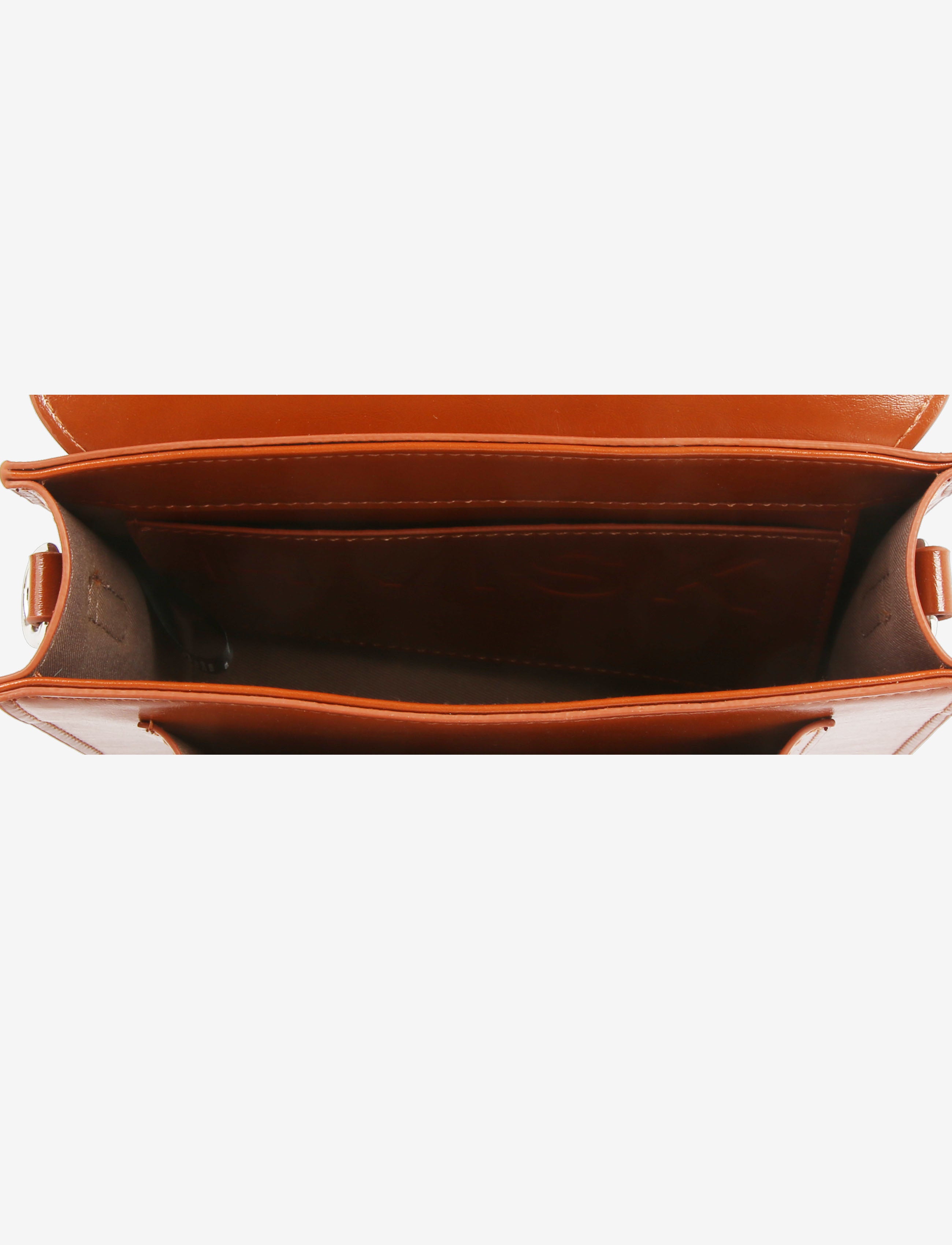 HVISK CAYMAN POCKET GLOSSY STRUCTURE Crossbody 499 Brown Amber