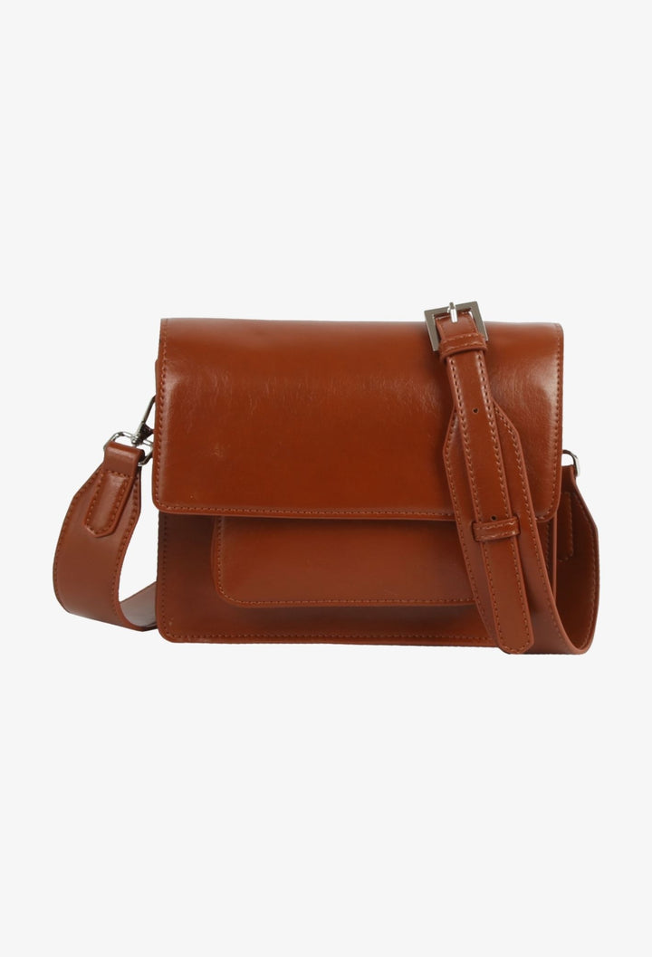 HVISK CAYMAN POCKET GLOSSY STRUCTURE Crossbody 499 Brown Amber