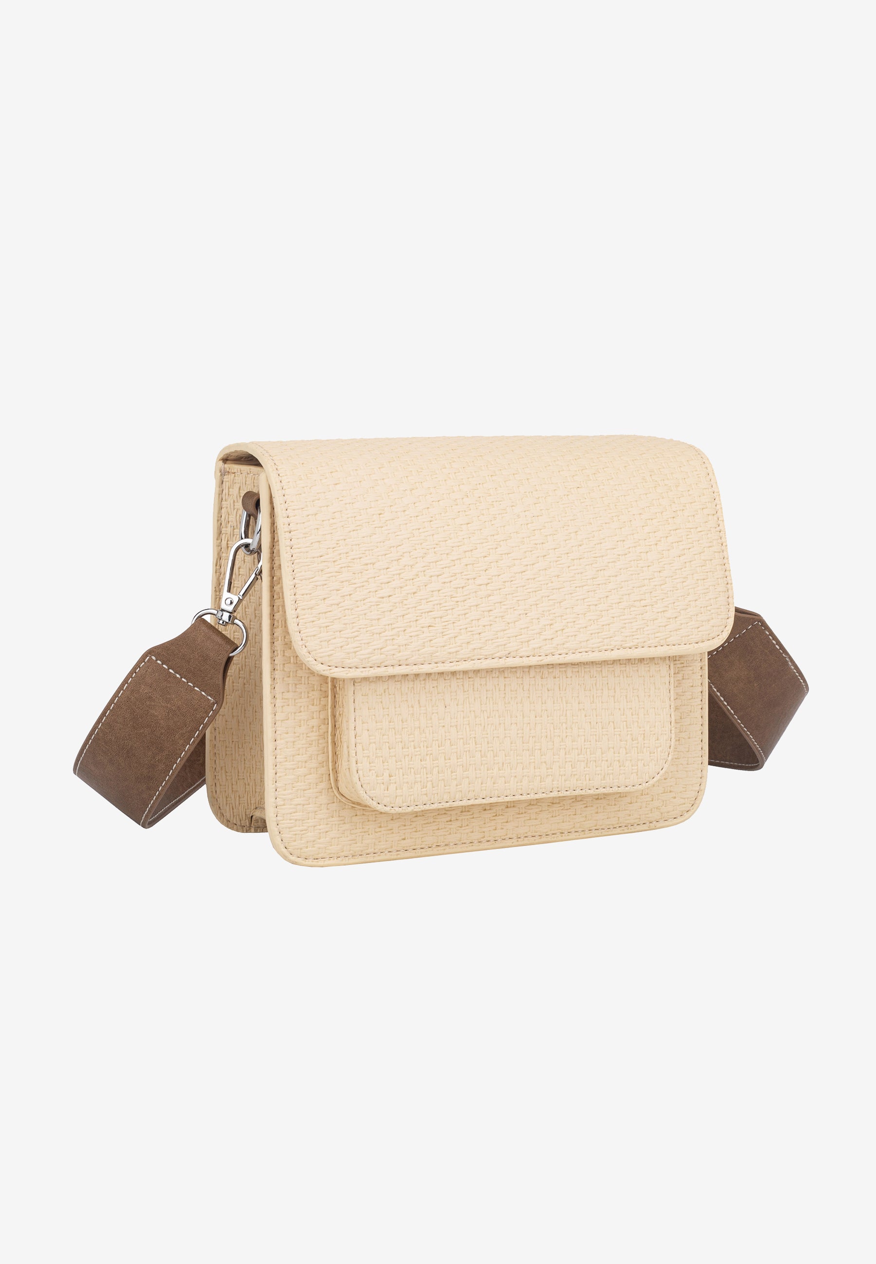 HVISK CAYMAN POCKET RAFFIA STRUCTURE Crossbody 471 Raffia Sand