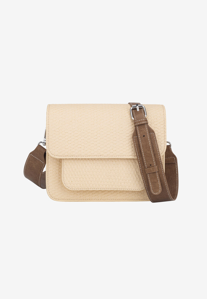 HVISK CAYMAN POCKET RAFFIA STRUCTURE Crossbody 471 Raffia Sand