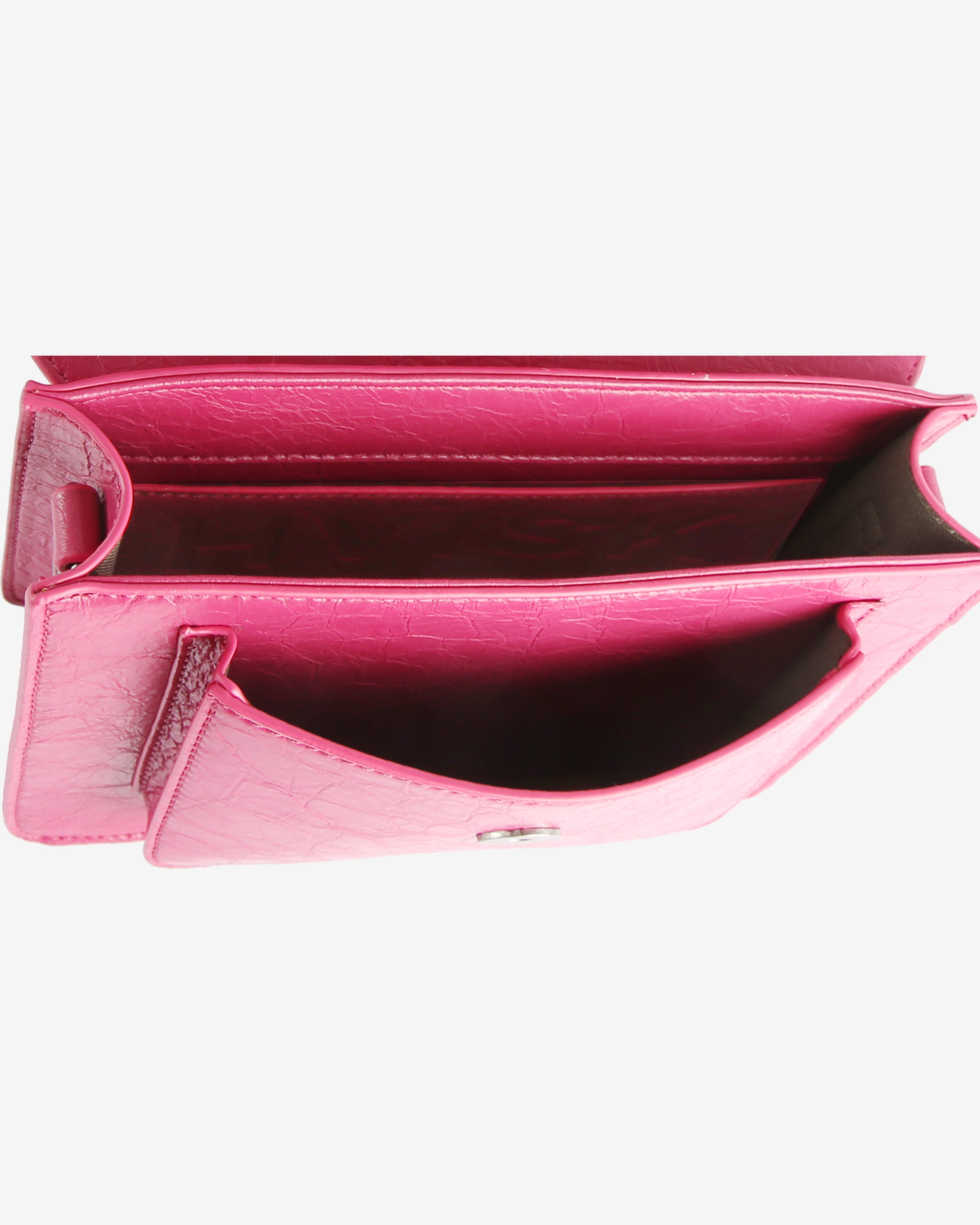 HVISK CAYMAN POCKET RAW STRUCTURE Crossbody 479 Fuchsia Pink