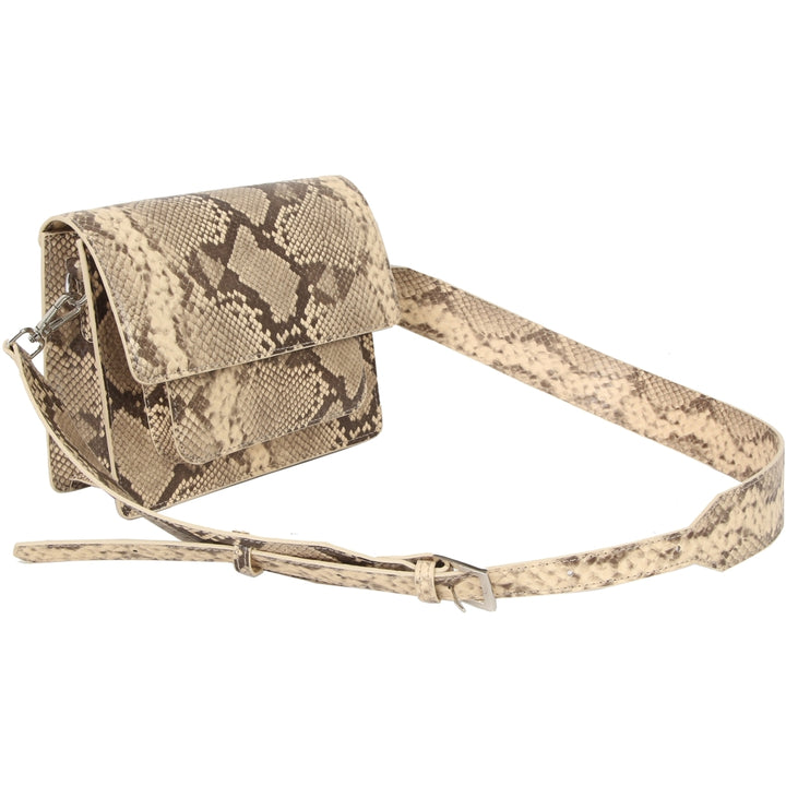 HVISK CAYMAN POCKET SCALY STRUCTURE Crossbody 506 Ivory