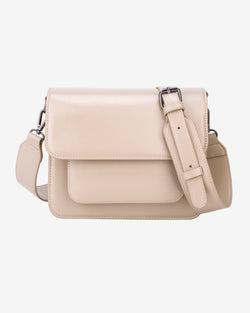 HVISK CAYMAN POCKET SHINY STRUCTURE Crossbody 415 Light Nude