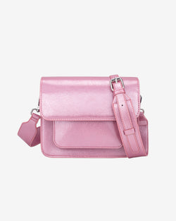 HVISK CAYMAN POCKET SHINY STRUCTURE Crossbody 469 Rouge Pink