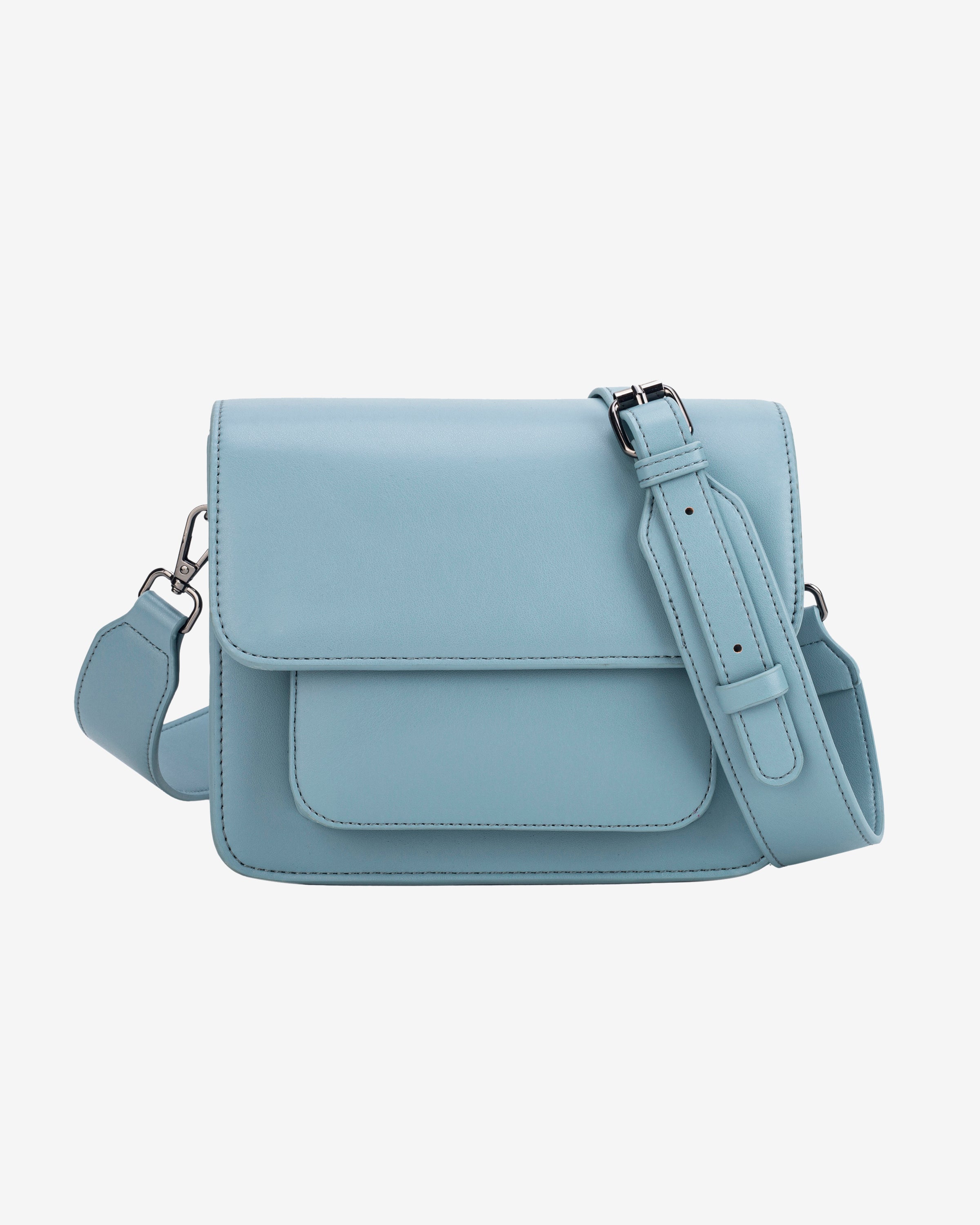 HVISK CAYMAN POCKET SOFT STRUCTURE Crossbody 450 Stone Blue