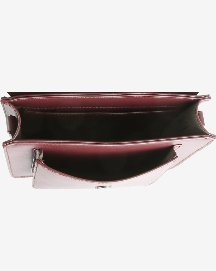 HVISK CAYMAN POCKET SOFT STRUCTURE Crossbody 475 Midnight Plum