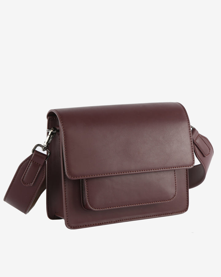 HVISK CAYMAN POCKET SOFT STRUCTURE Crossbody 475 Midnight Plum