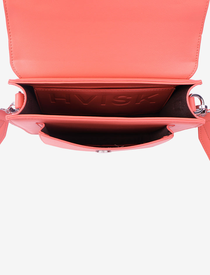 HVISK CAYMAN POCKET SOFT STRUCTURE Crossbody 483 Blush Coral