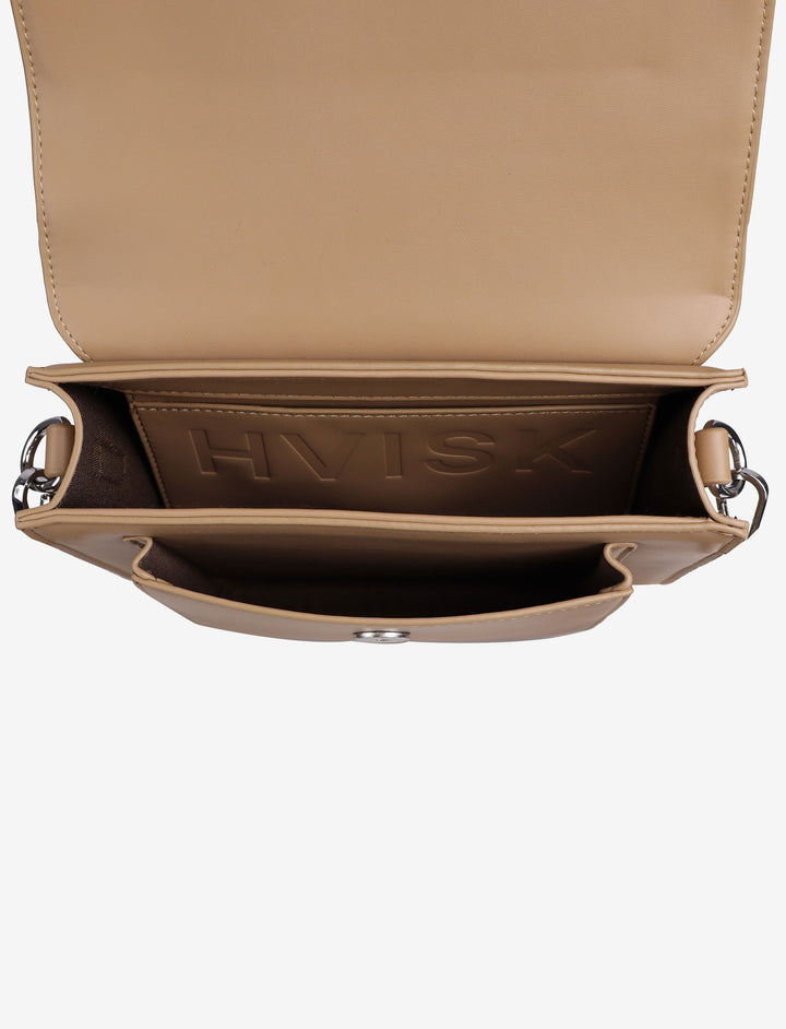 HVISK CAYMAN POCKET SOFT STRUCTURE Crossbody 484 Sand Dune