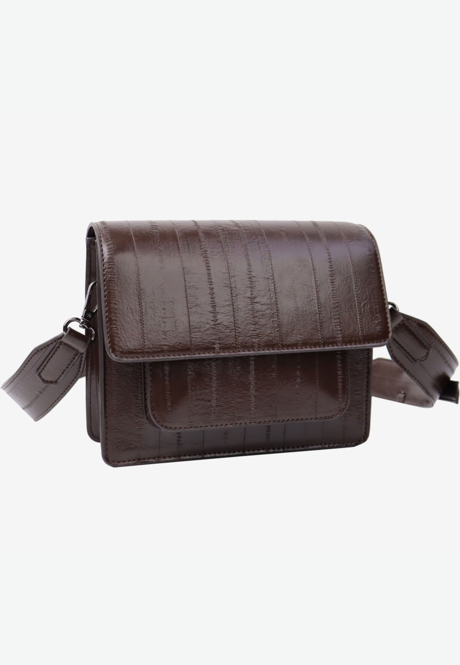HVISK CAYMAN POCKET STROKE STRUCTURE Crossbody 485 Espresso