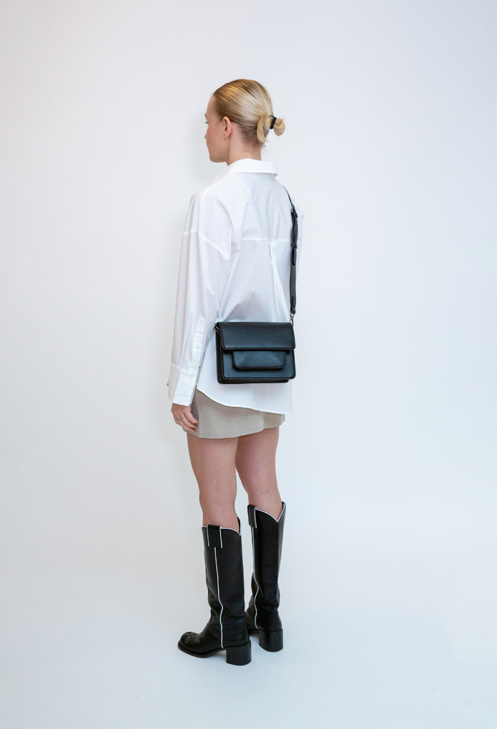 HVISK CAYMAN POCKET STRUCTURE Crossbody 009 Black