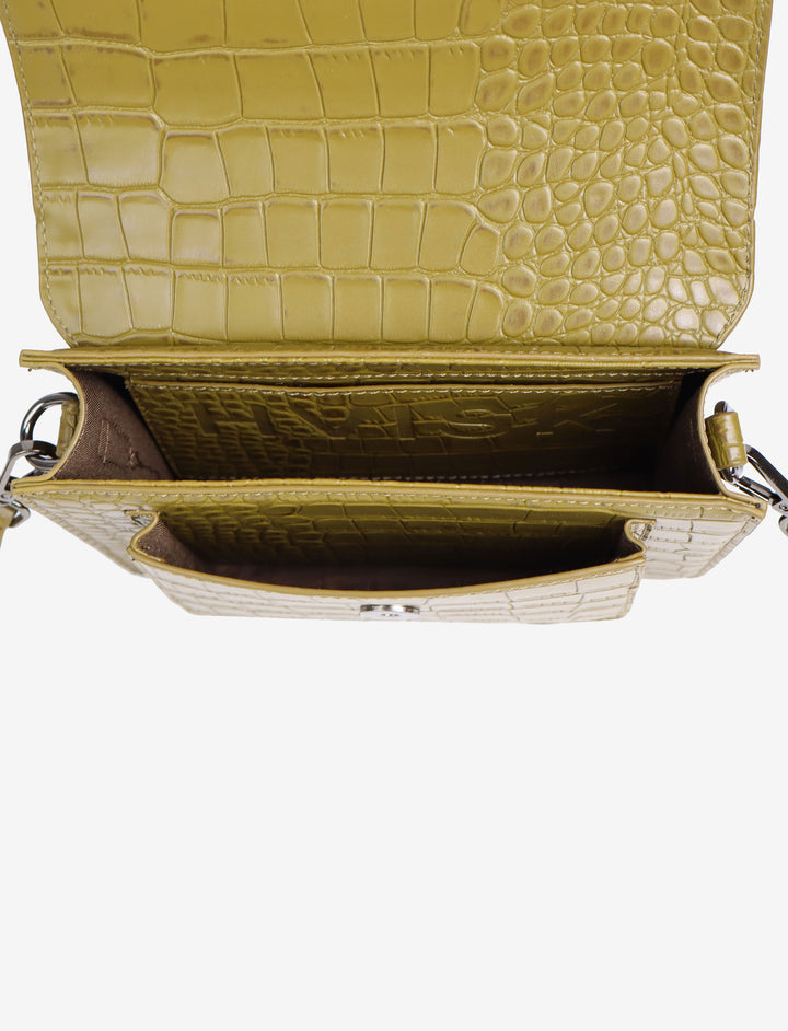 HVISK CAYMAN POCKET TRACE Crossbody 487 Olive Green