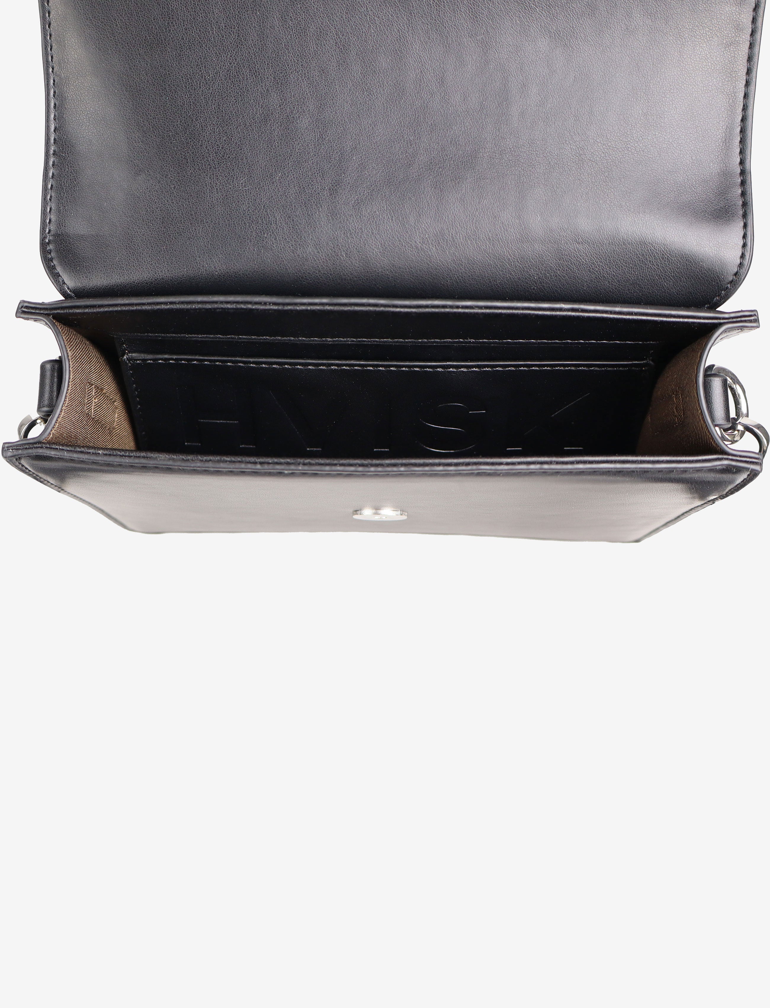 HVISK CAYMAN SOFT STRUCTURE HARDWARE Crossbody 009 Black