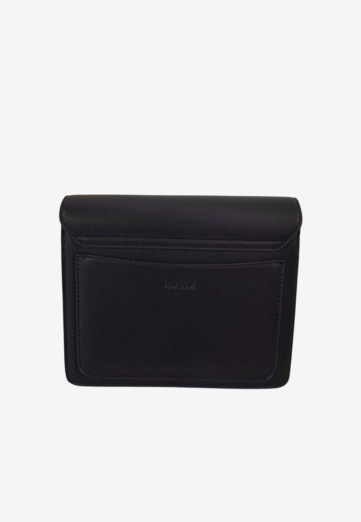 HVISK CAYMAN SOFT STRUCTURE HARDWARE Crossbody 009 Black