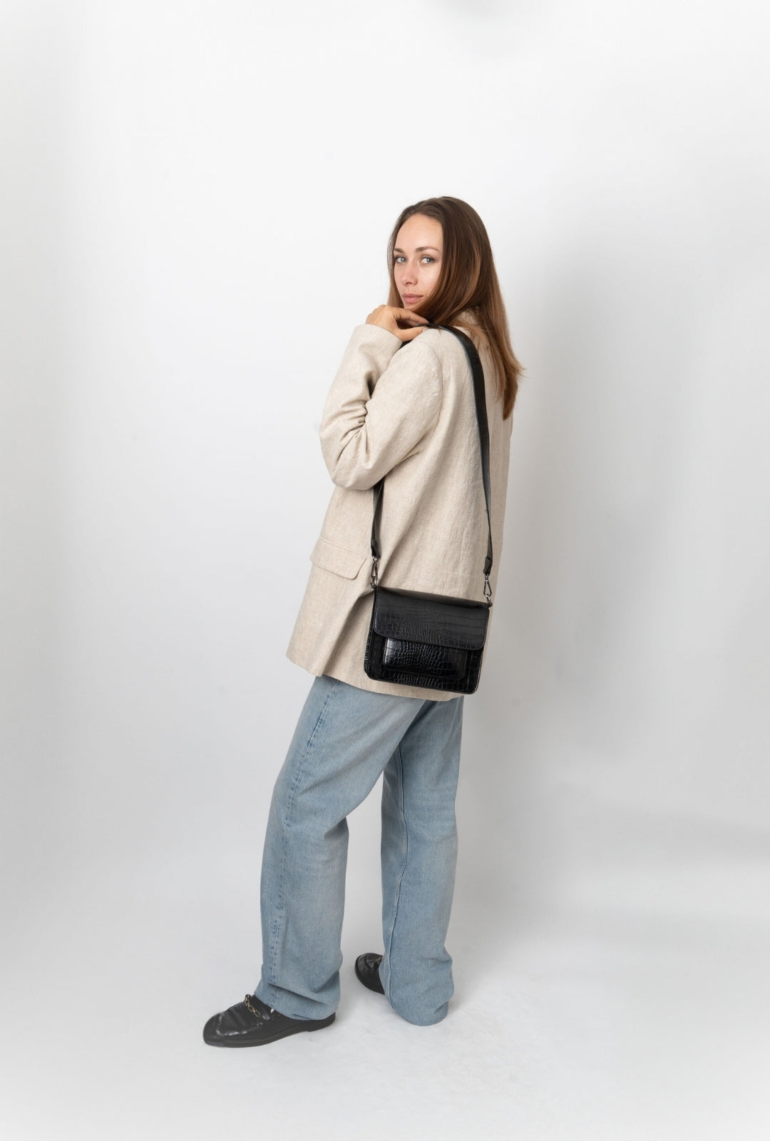 HVISK CAYMAN TRACE Crossbody 009 Black