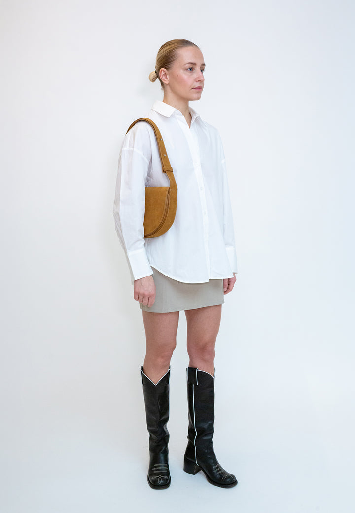 HVISK CLIFF BRUSH STRUCTURE Crossbody 503 Cognac