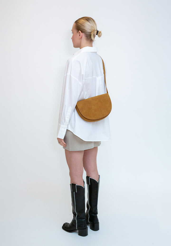 HVISK CLIFF BRUSH STRUCTURE Crossbody 503 Cognac
