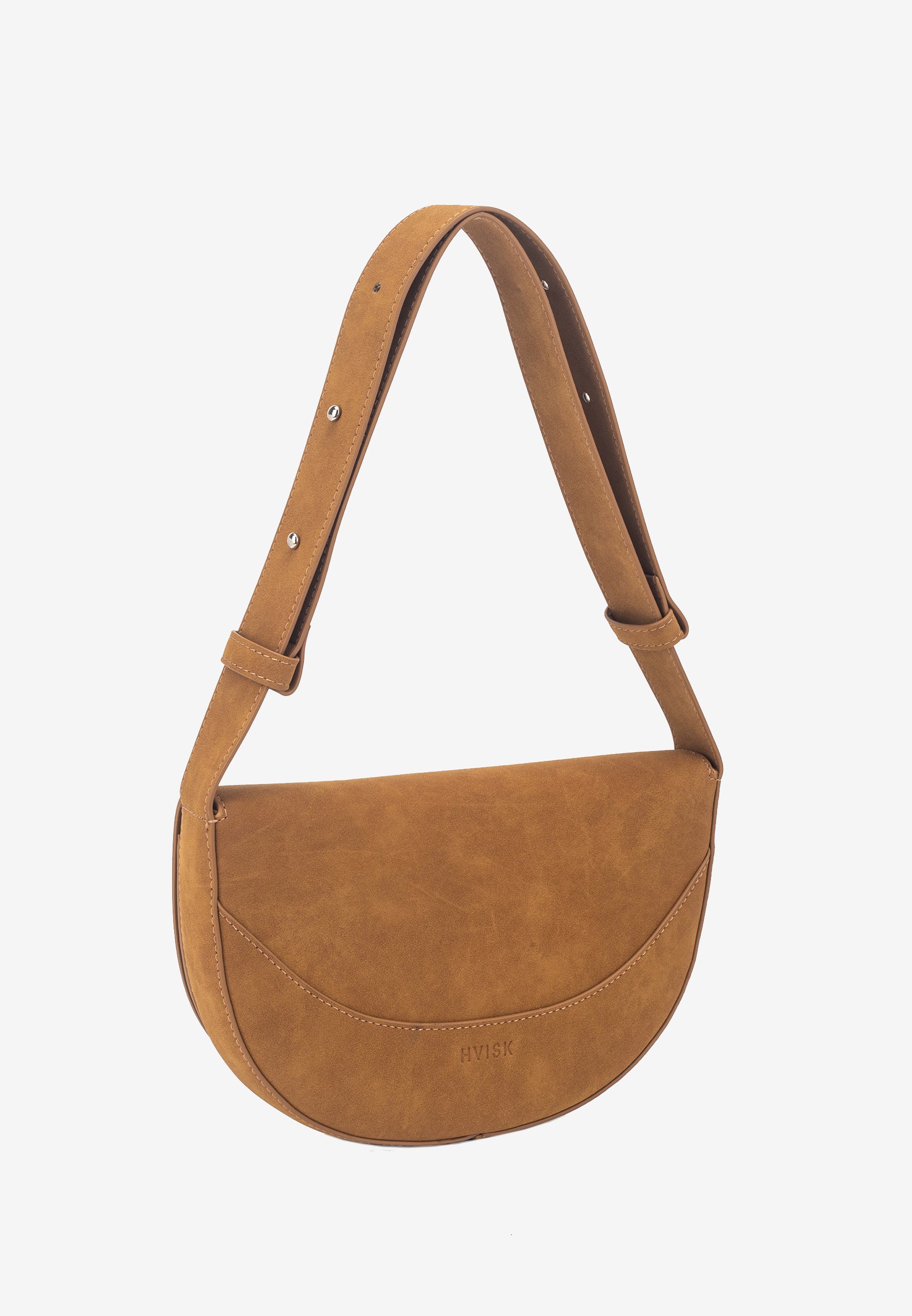 HVISK CLIFF BRUSH STRUCTURE Crossbody 503 Cognac