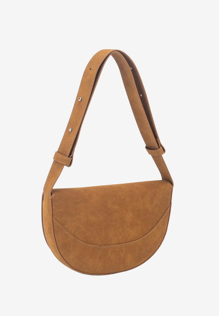 HVISK CLIFF BRUSH STRUCTURE Crossbody 503 Cognac