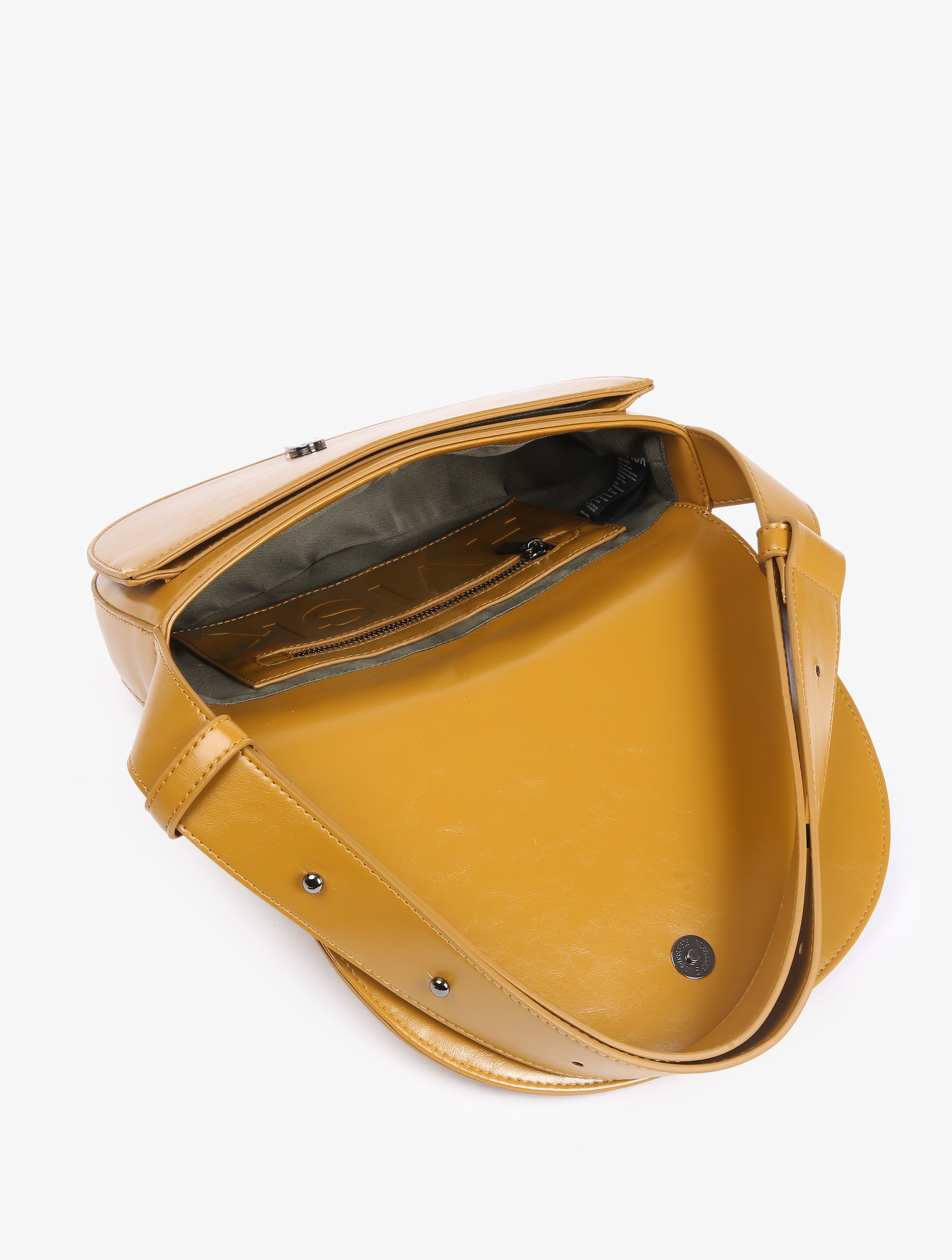 HVISK CLIFF GLOSSY STRUCTURE Crossbody 478 Amber Haze