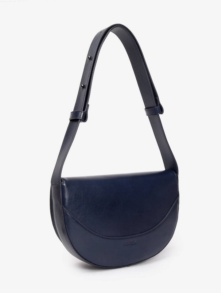 HVISK CLIFF GLOSSY STRUCTURE Crossbody 480 Eclipse Blue