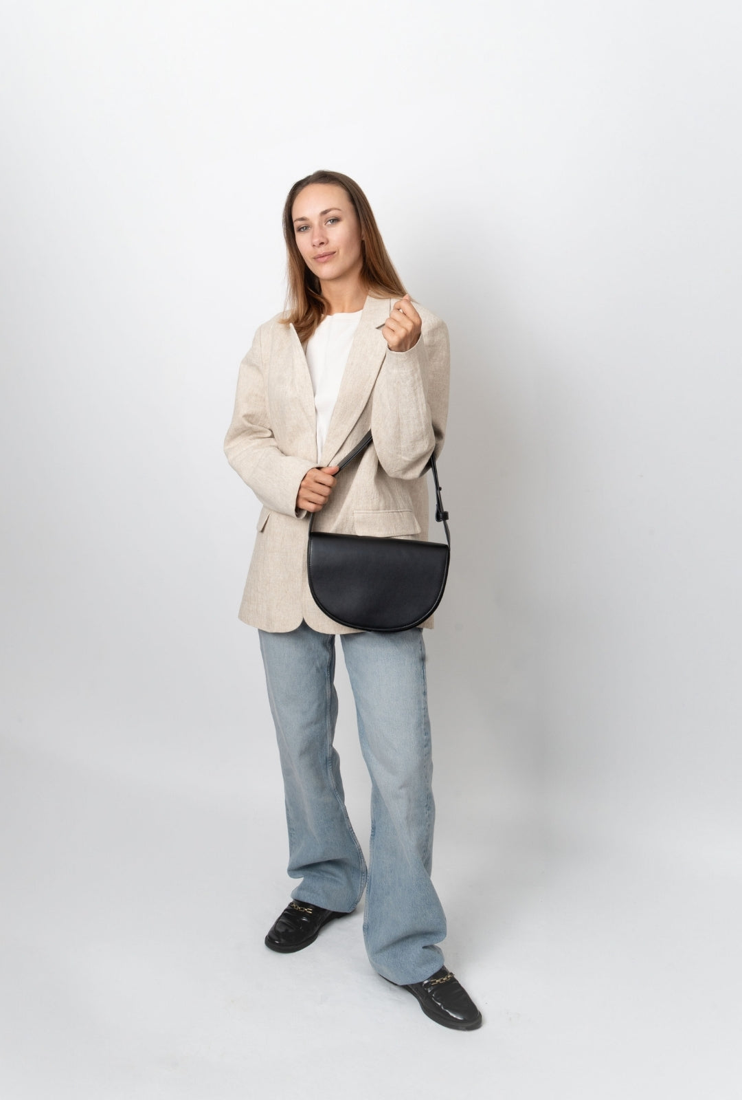 HVISK CLIFF SOFT STRUCTURE Crossbody 009 Black