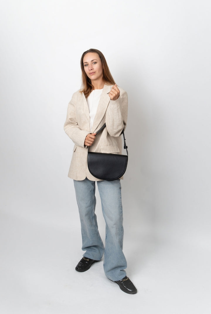 HVISK CLIFF SOFT STRUCTURE Crossbody 009 Black