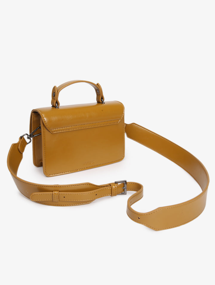 HVISK CRANE GLOSSY STRUCTURE Crossbody 478 Amber Haze