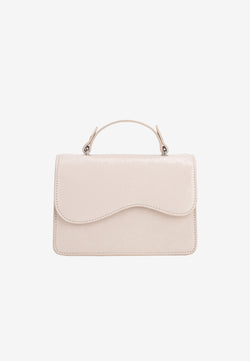 HVISK CRANE SHELL STRUCTURE Crossbody 486 Oat White