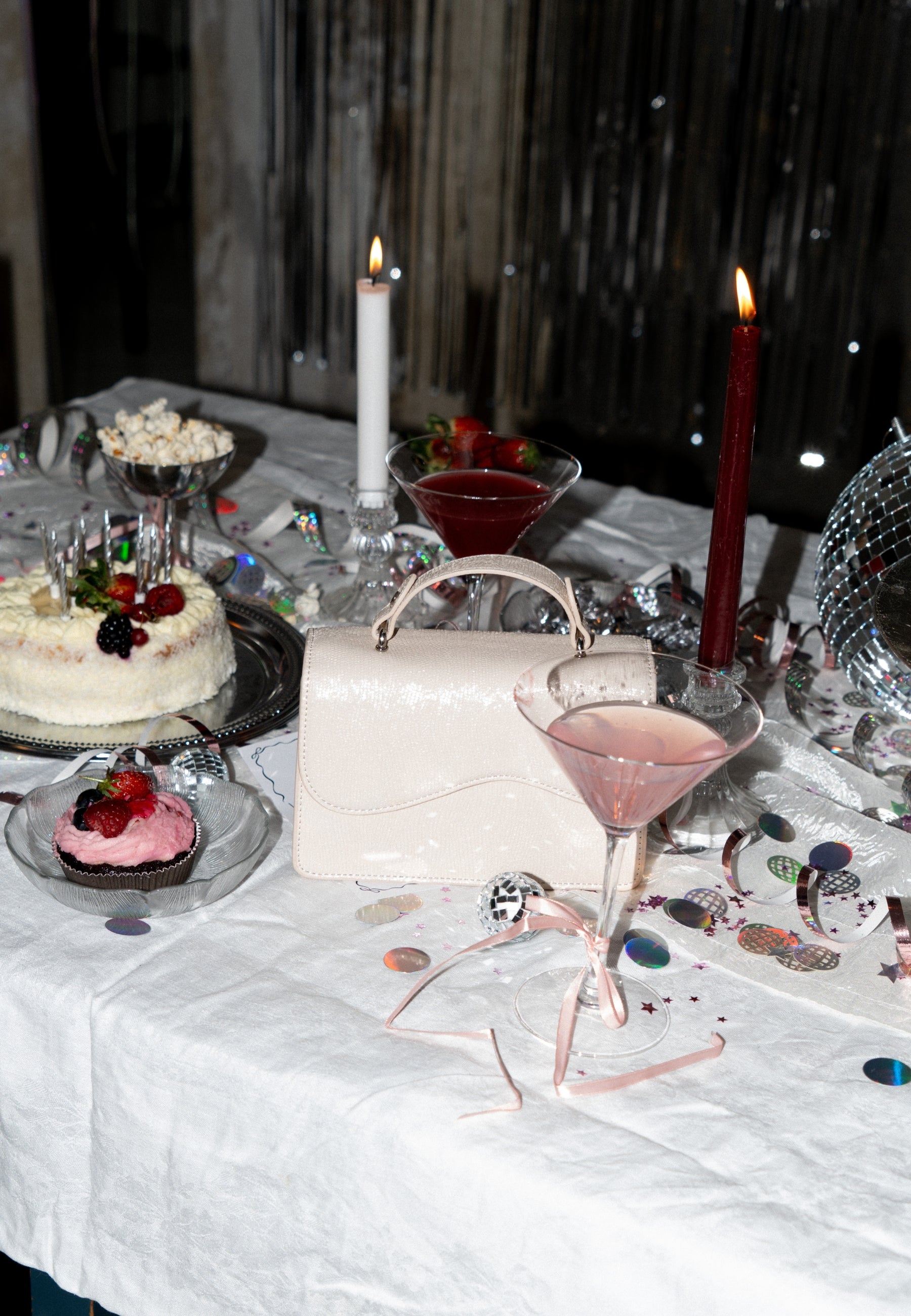 HVISK CRANE SHELL STRUCTURE Crossbody 486 Oat White