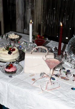 HVISK CRANE SHELL STRUCTURE Crossbody 486 Oat White