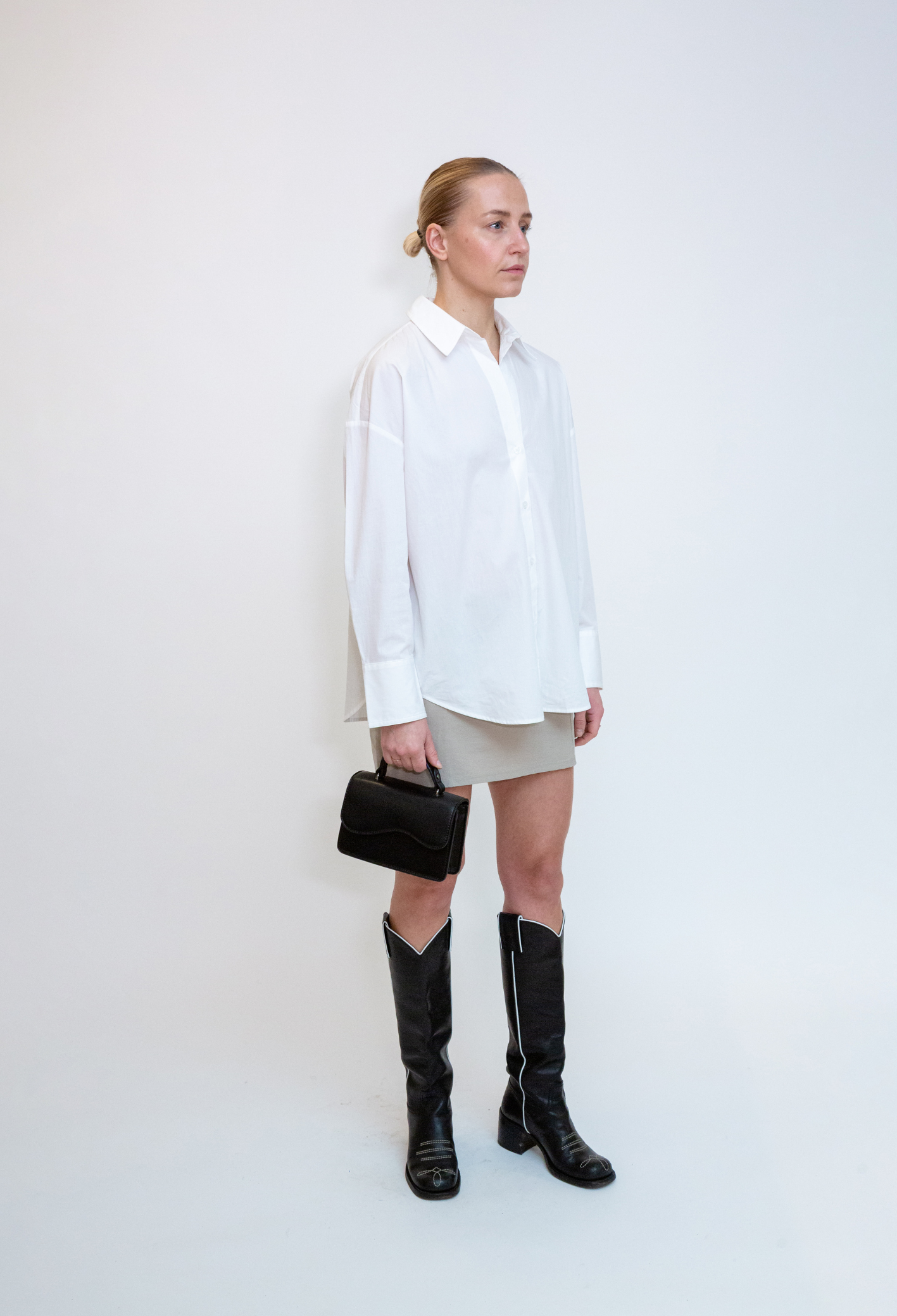 HVISK CRANE SOFT STRUCTURE Crossbody 009 Black