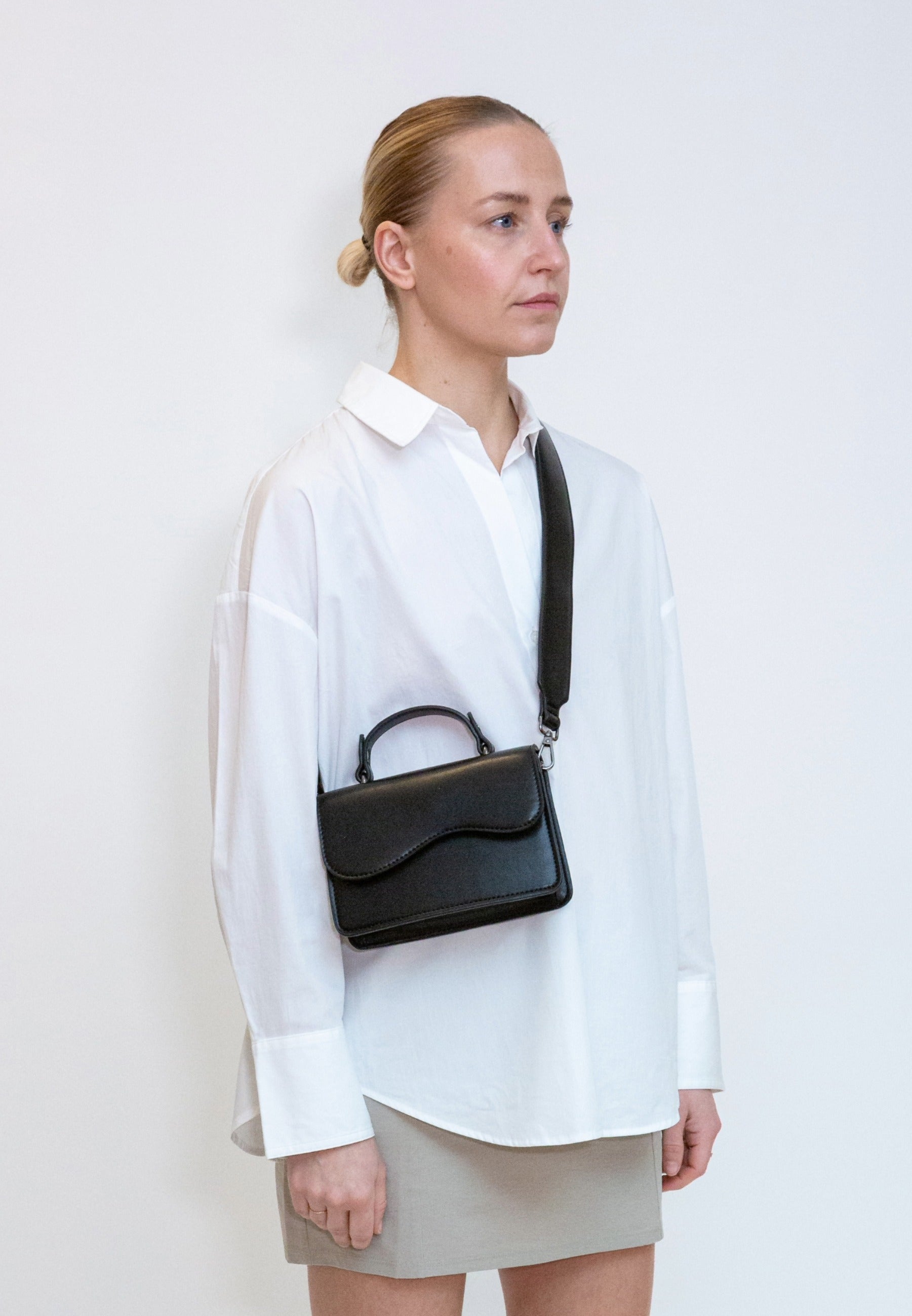 HVISK CRANE SOFT STRUCTURE Crossbody 009 Black