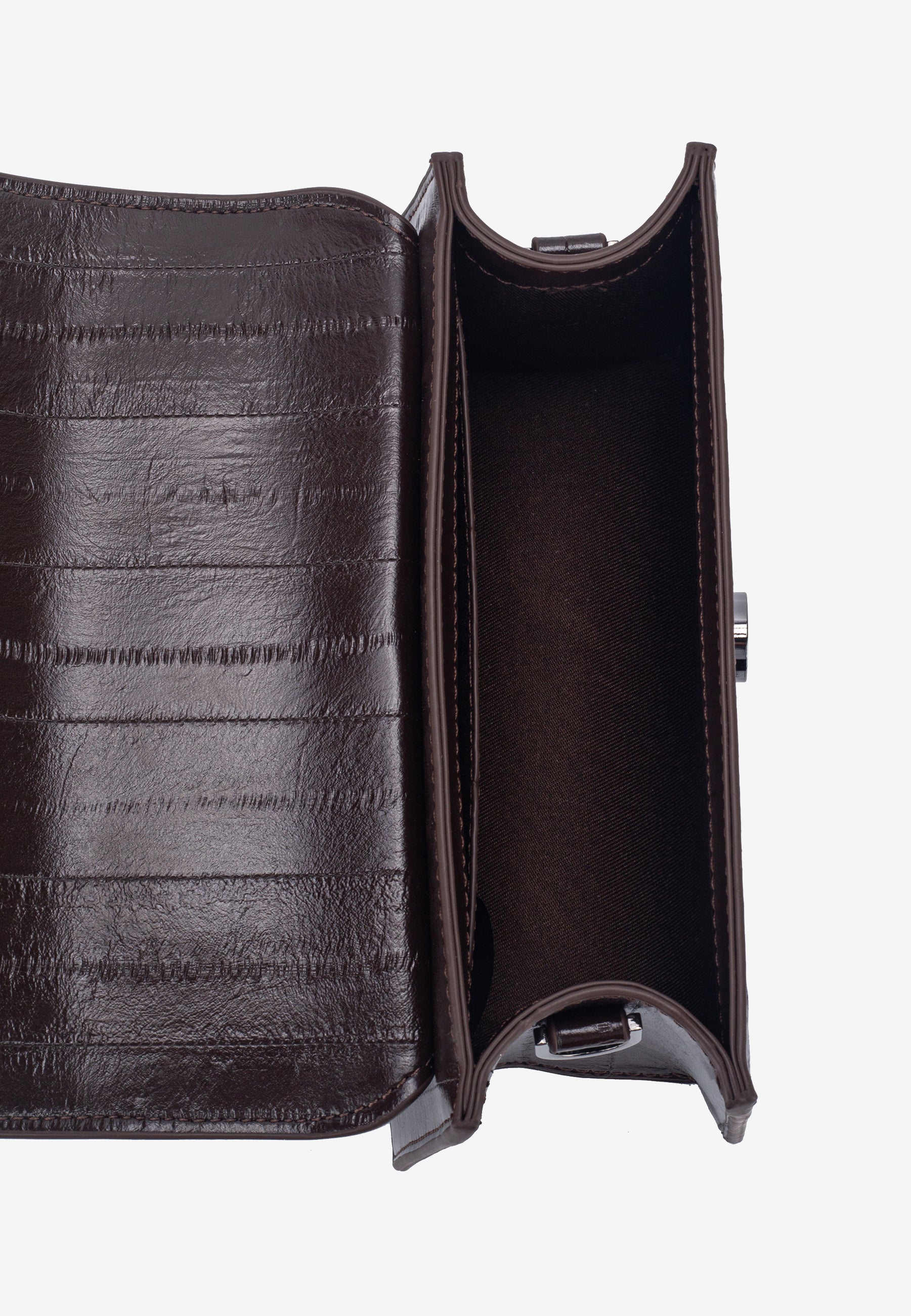 HVISK CRANE STROKE STRUCTURE Crossbody 485 Espresso