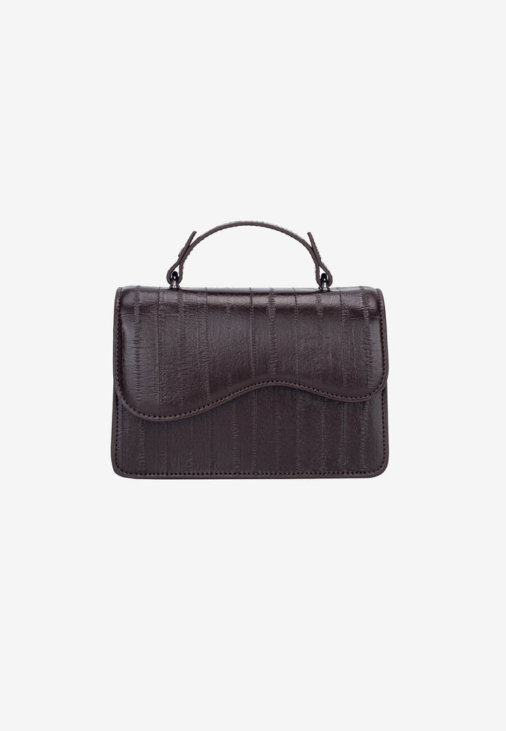 HVISK CRANE STROKE STRUCTURE Crossbody 485 Espresso