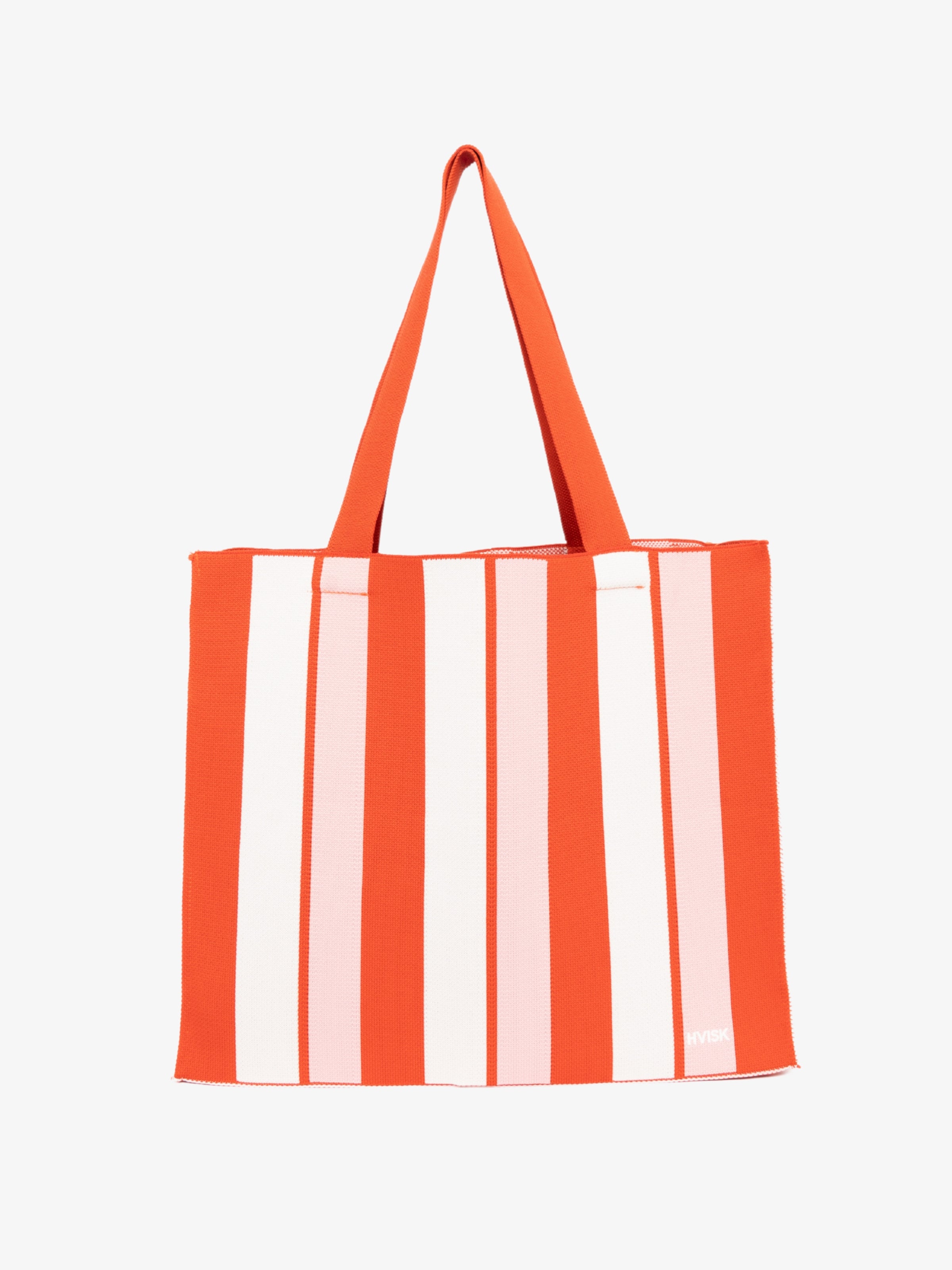 HVISK CRUISE KNIT NET Handle Bag 465 Red Coral