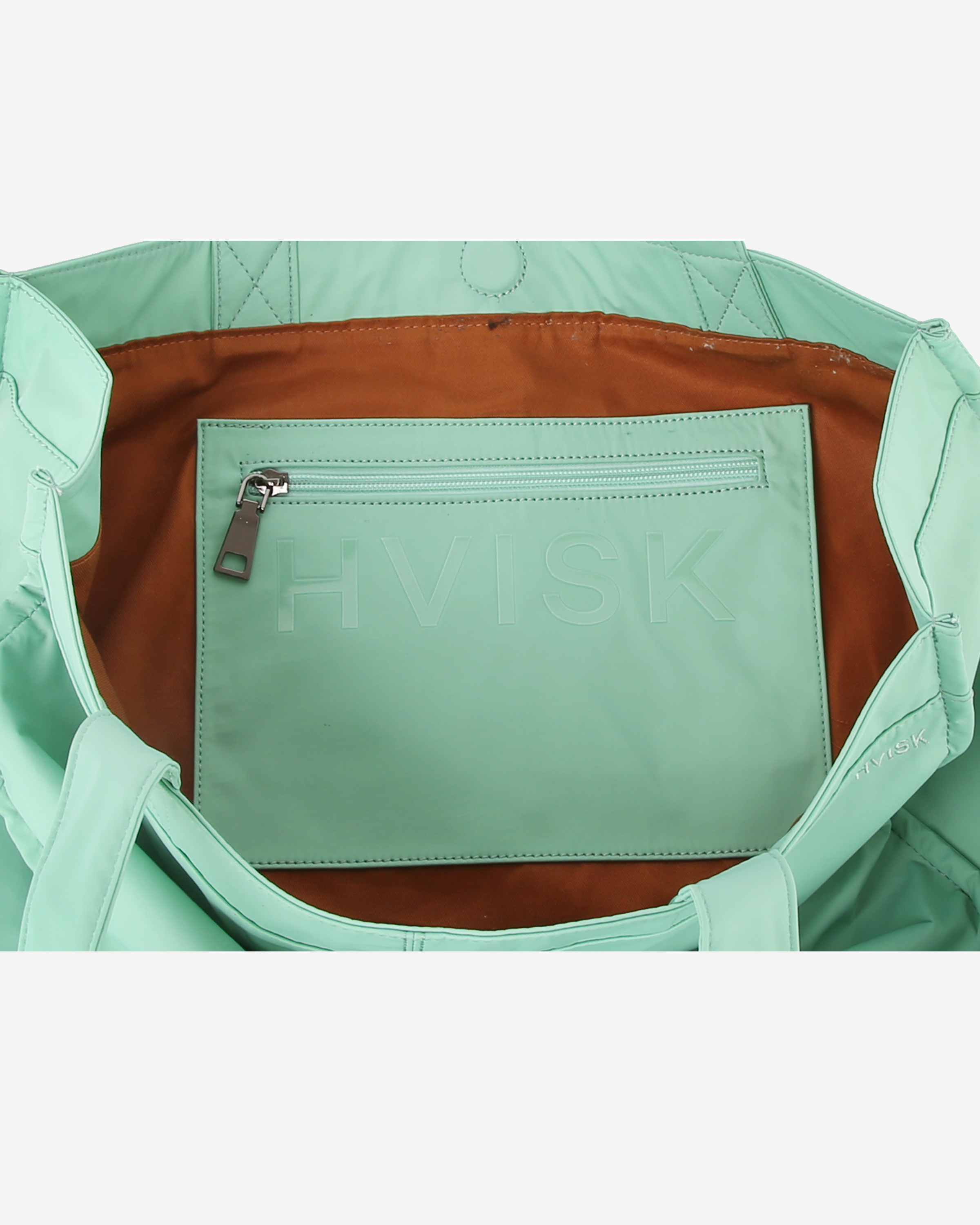 HVISK CRUISE MATTE TWILL Shopper 458 Mint Green