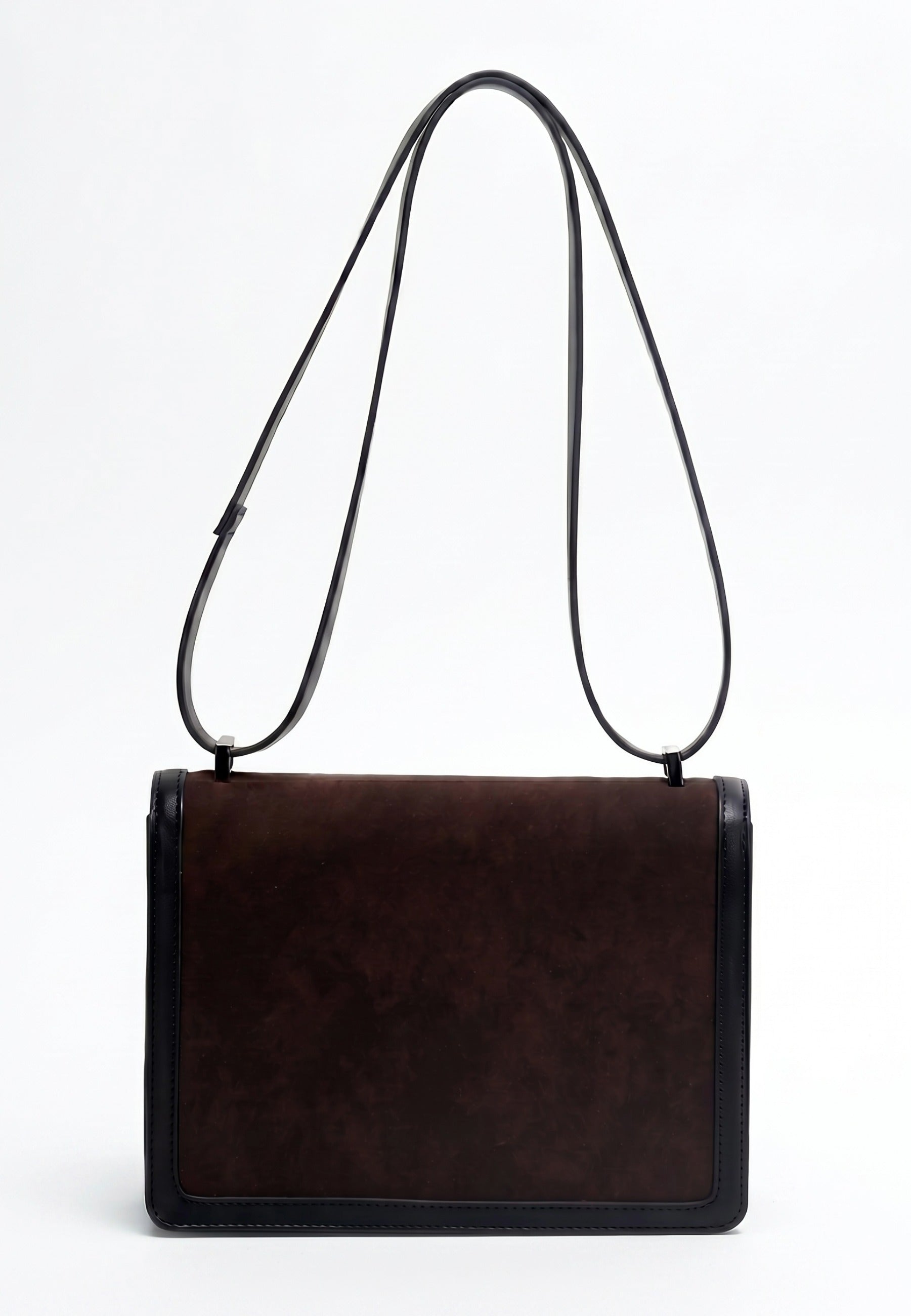 HVISK Callie Brush Crossbody 514 Umber Brown / Black