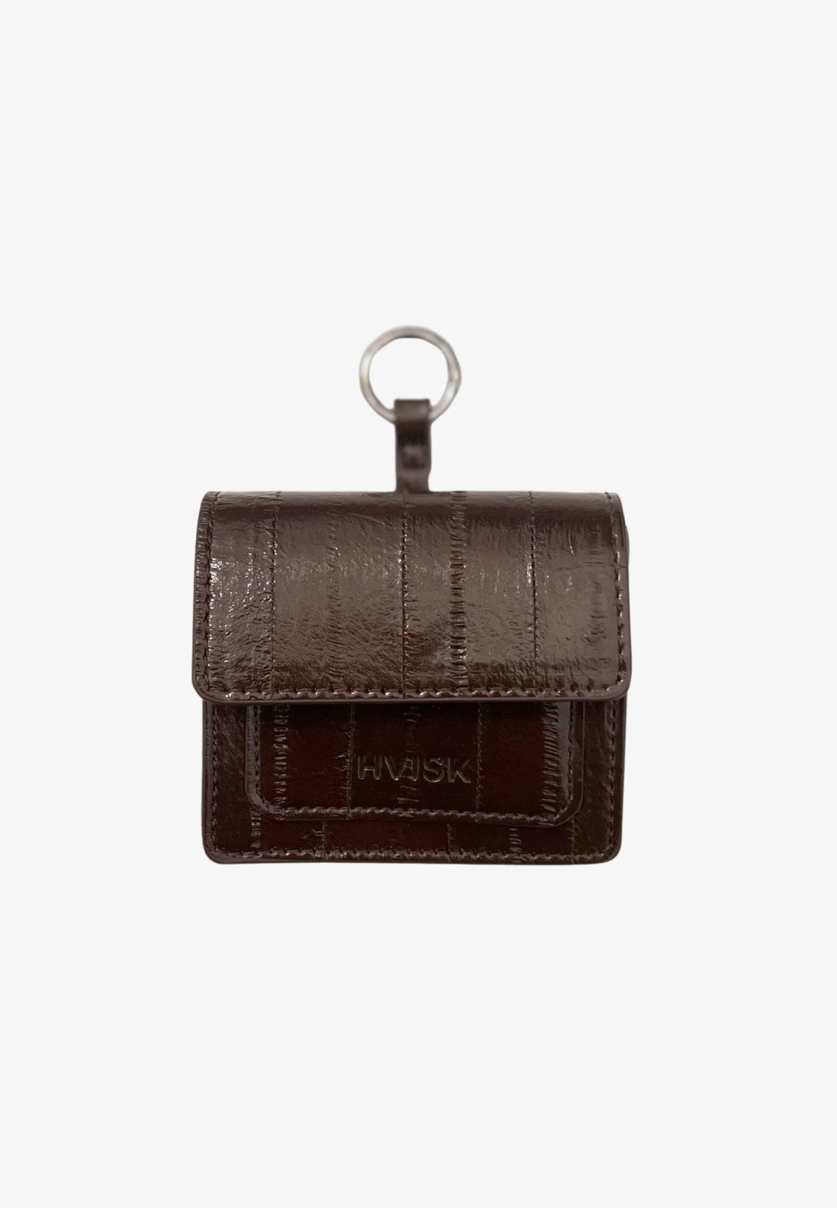 HVISK Cayman Charm Wallet 485 Espresso