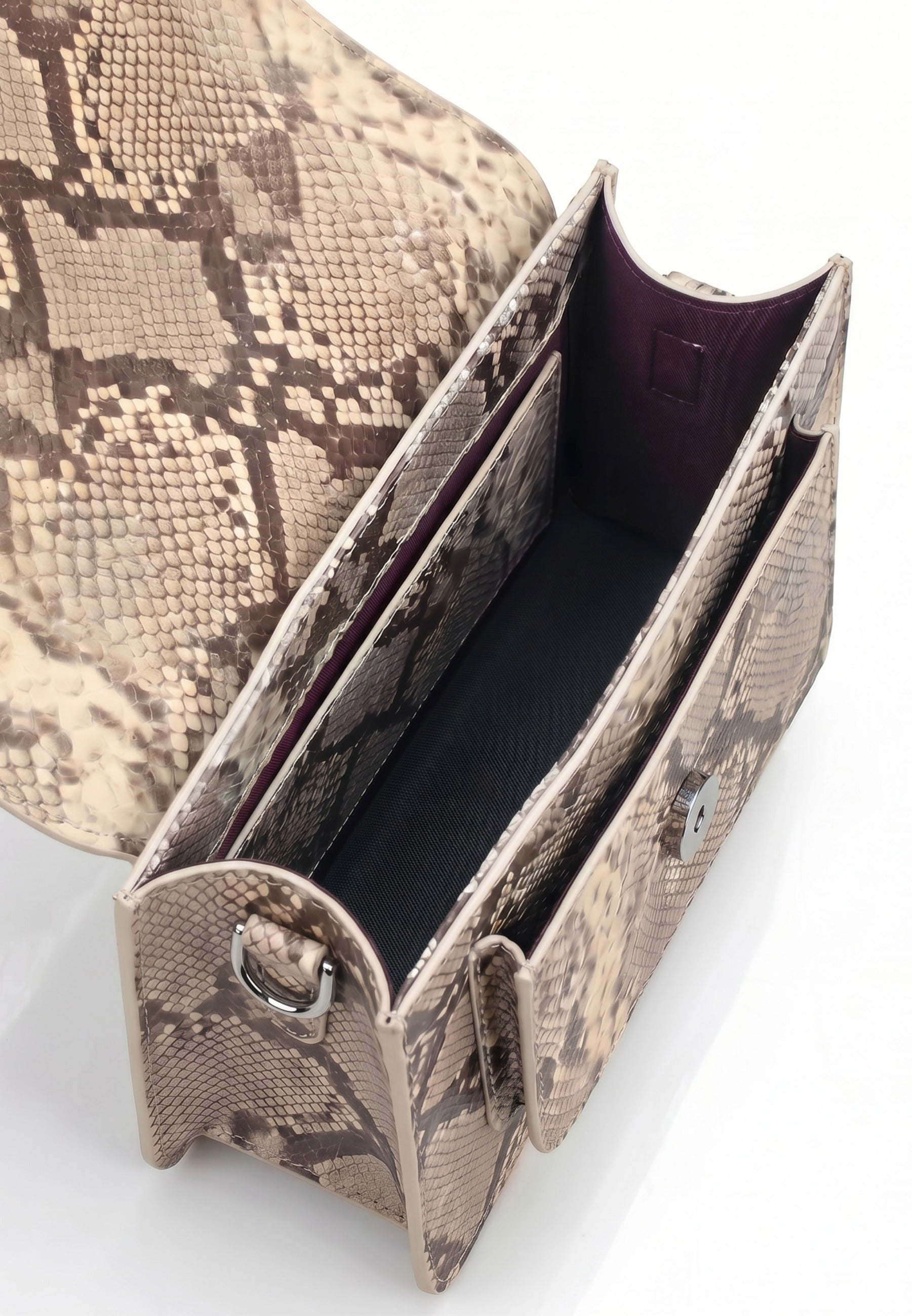 HVISK Cayman Pocket Scaly Crossbody 506 Ivory