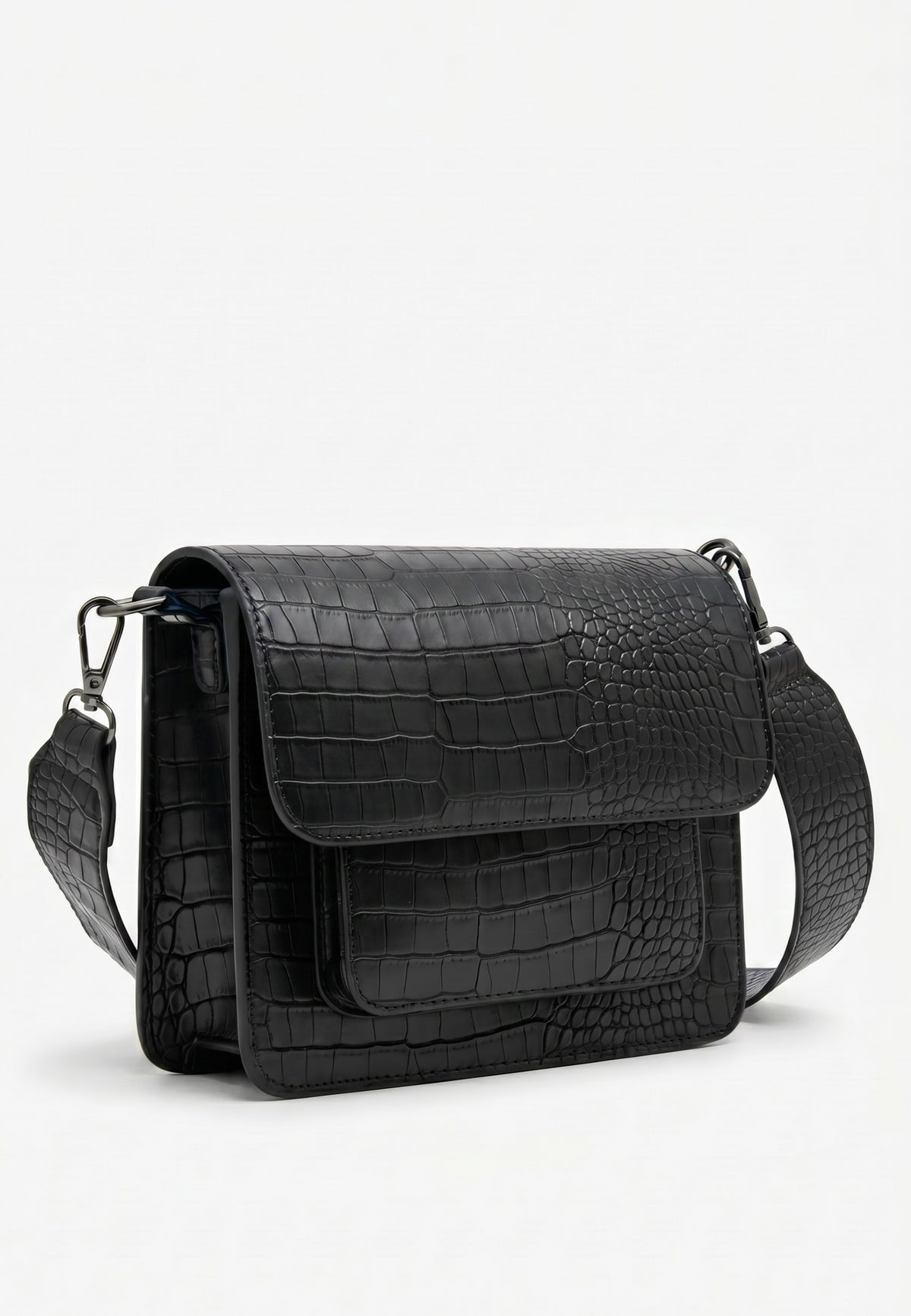 HVISK CAYMAN POCKET TRACE Crossbody 009 Black
