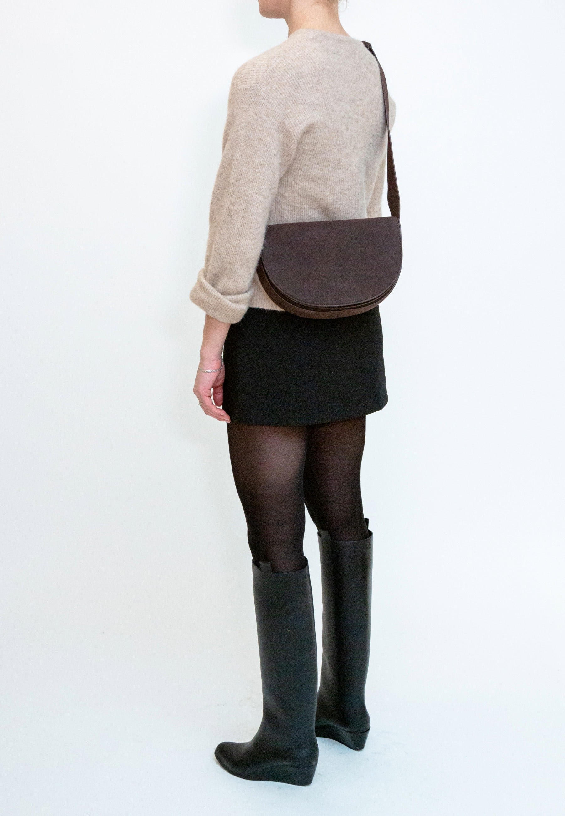 HVISK Cliff Brush Crossbody 507 Umber Brown