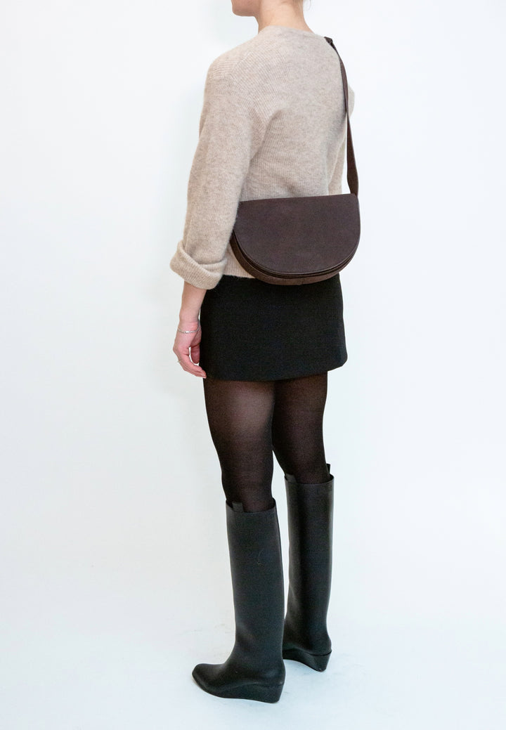 HVISK Cliff Brush Crossbody 507 Umber Brown